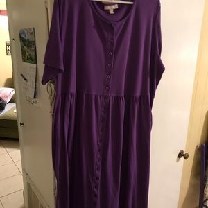 Woman Within Front Button up dress